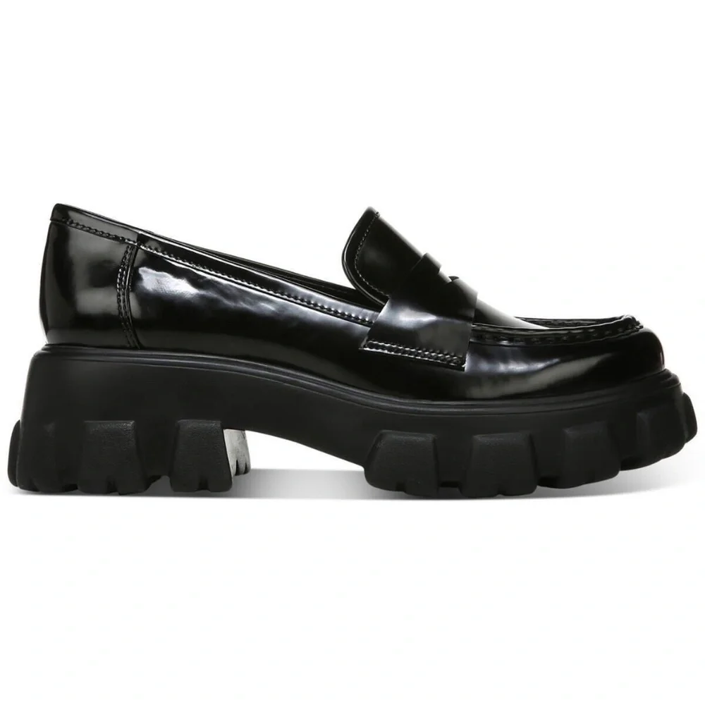 Bar lll PAZP Lug Sole Loafer Slip On Shoes Black New in Box Sz 9 - Picture 3 of 7